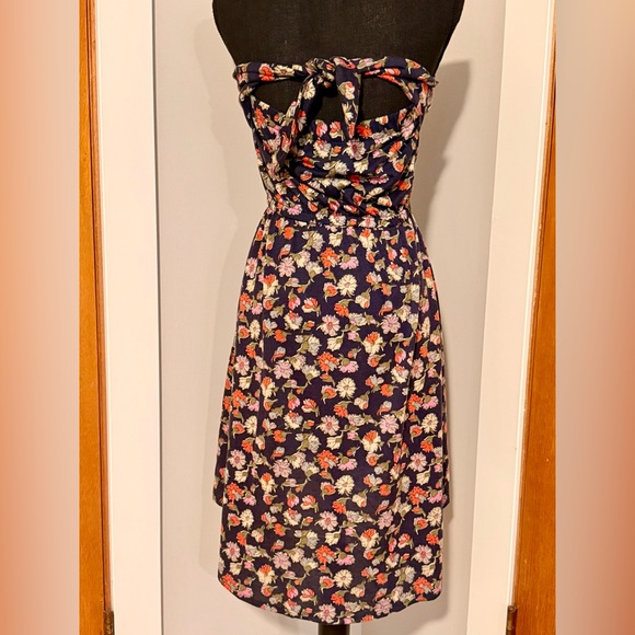 Xhilaration Strapless Dress with Floral Print - Picture 3 of 5